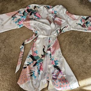 Silk robe